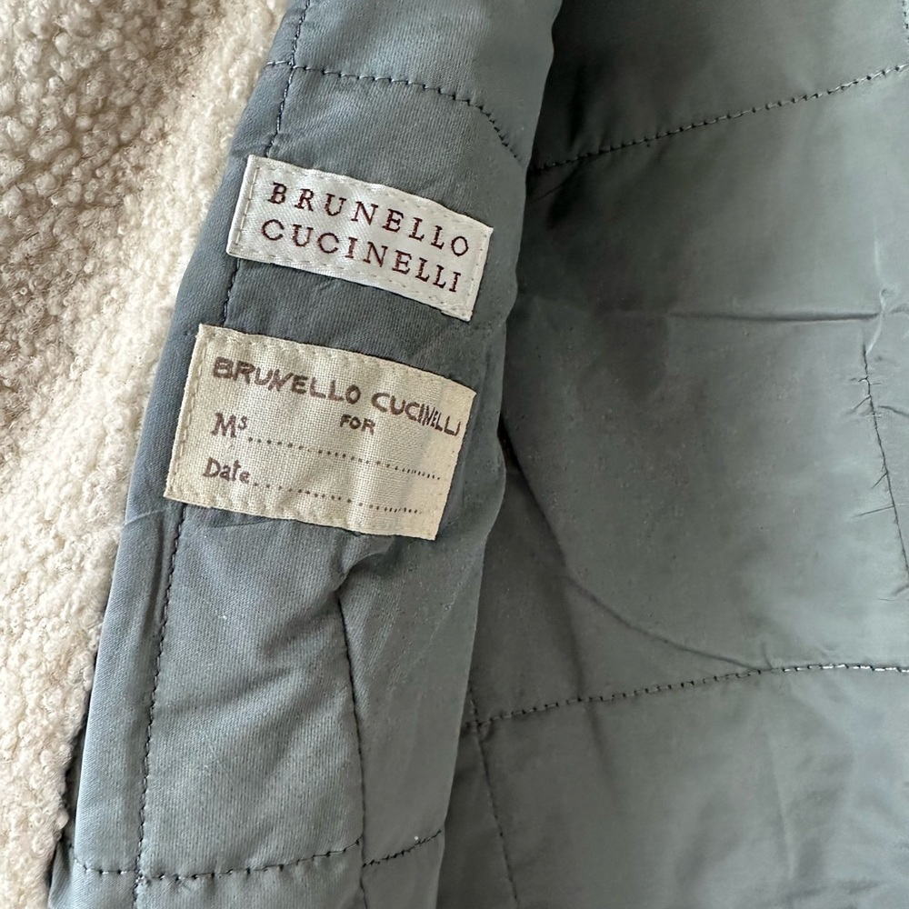 Brunello Cucinelli Wool Cashmere Jacket Size 42 - Picture 5 of 11